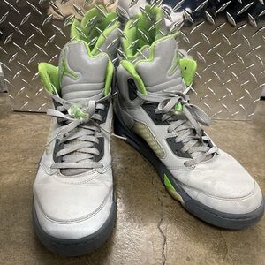 Jordan Sneakers in Gray and Green
